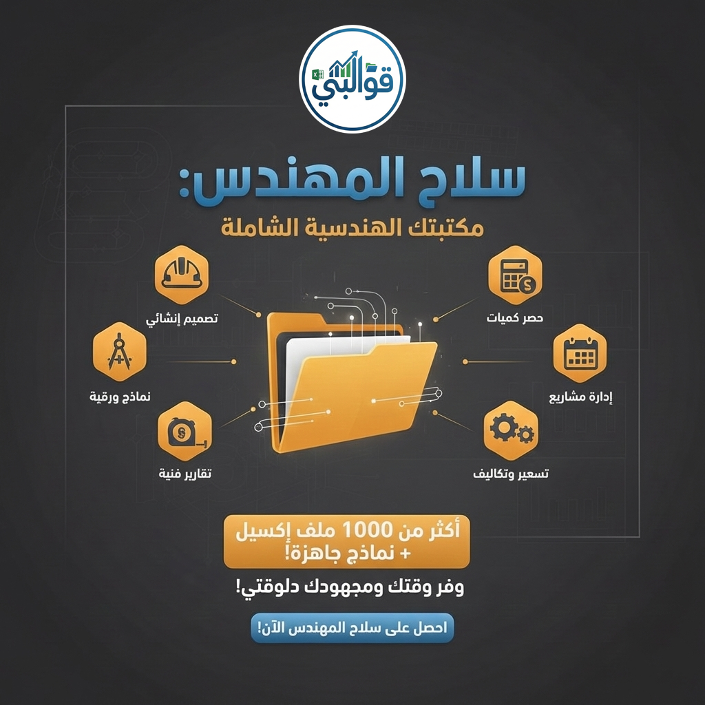 سلاح المهندس - اكثر من 1000 أكسيل للمهندسين